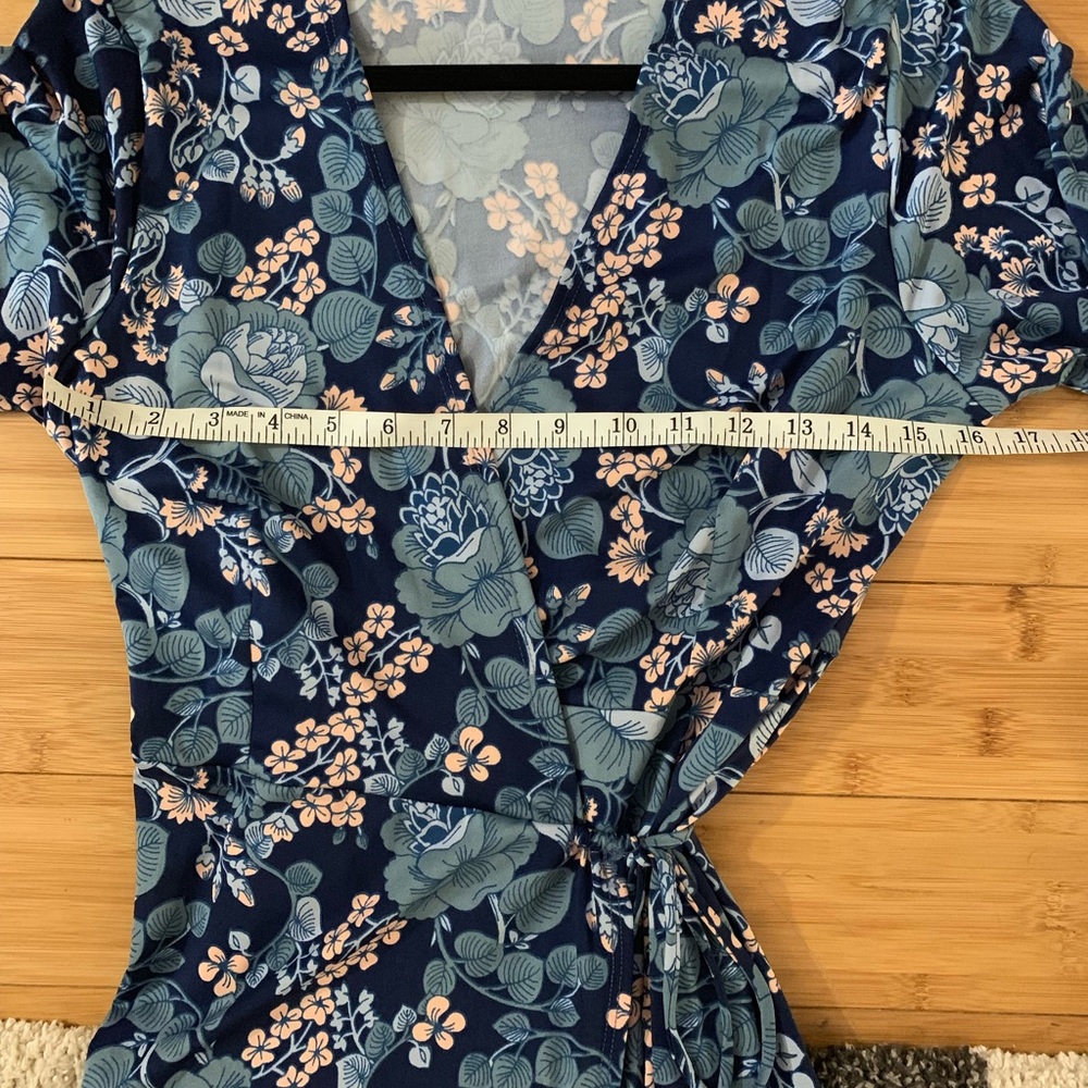 2 Hearts Navy Blue Floral Dress - Picture 5 of 6